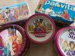 4 boîtes en fer blanc vintage - 2 marques différentes, Collections, Boîte en métal, Enlèvement ou Envoi, Utilisé, Biscuits, Autres marques
