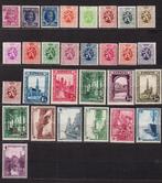België 1929 volledig jaar zonder Montenez, Postzegels en Munten, Verzenden, Postfris, Spoor van plakker