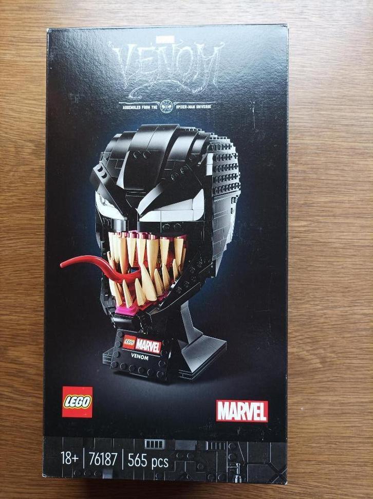 Lego 76187 Spiderman Venom Marvel helmet casque tête - neuf, Kinderen en Baby's, Speelgoed | Duplo en Lego, Nieuw, Lego, Complete set