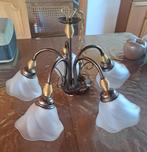 Lustre 5 branches, Maison & Meubles, Enlèvement, Comme neuf, Métal