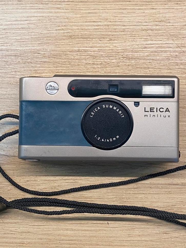 Leica Minilux, Leica Summarit 40 mm f2.4* perfecte staat, Audio, Tv en Foto, Fotocamera's Analoog, Zo goed als nieuw, Compact