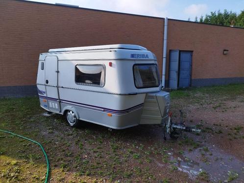 Eriba puck l, Caravans en Kamperen, Caravans, Bedrijf, tot en met 2, 500 - 750 kg, Treinzit, Eriba, Lengtebed, tot 4 meter, Disselslot