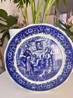 Vintage 33 cm Delft Blauw – Boch Frères La Louvière, Ophalen