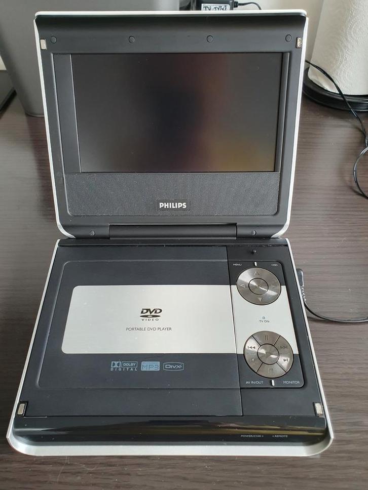 Philips draagbare DVD speler PET725, Audio, Tv en Foto, DVD spelers, Zo goed als nieuw, Dvd-speler, Philips, Draagbaar, Ophalen of Verzenden