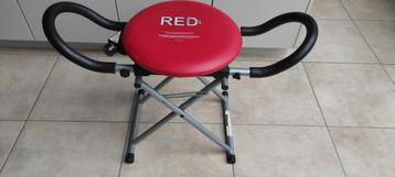 Buikspieroefenstoel Rode XL Fitness Core Resistance Rotation beschikbaar voor biedingen