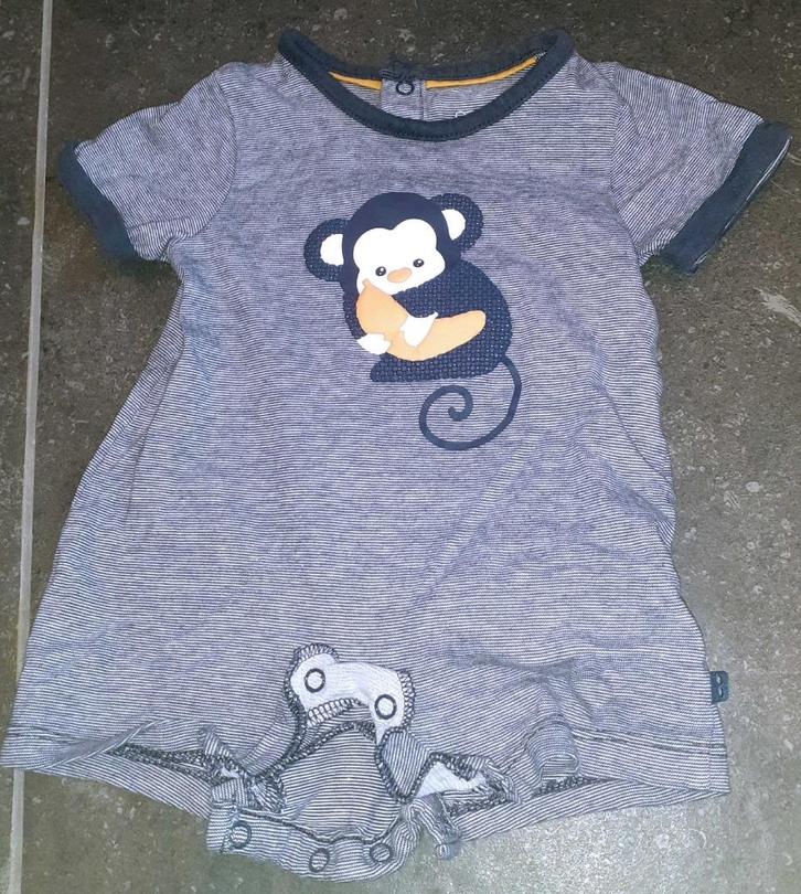 Baby boxpakje aapje Obaïbi 1 maand 53, Kinderen en Baby's, Babykleding | Maat 56, Nieuw, Jongetje of Meisje, Pakje, Verzenden