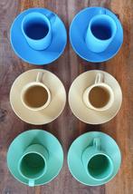 Sierlijke espressokopjes met bordje, Huis en Inrichting, Ophalen, Zo goed als nieuw