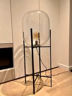 Vloerlamp smeedijzer en glas, Comme neuf, Landelijk design, Enlèvement, 100 à 150 cm