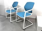 Set de 2 chaises Wilkhahn modèle 186/3, Maison & Meubles, Comme neuf, Synthétique, Bleu, Modern