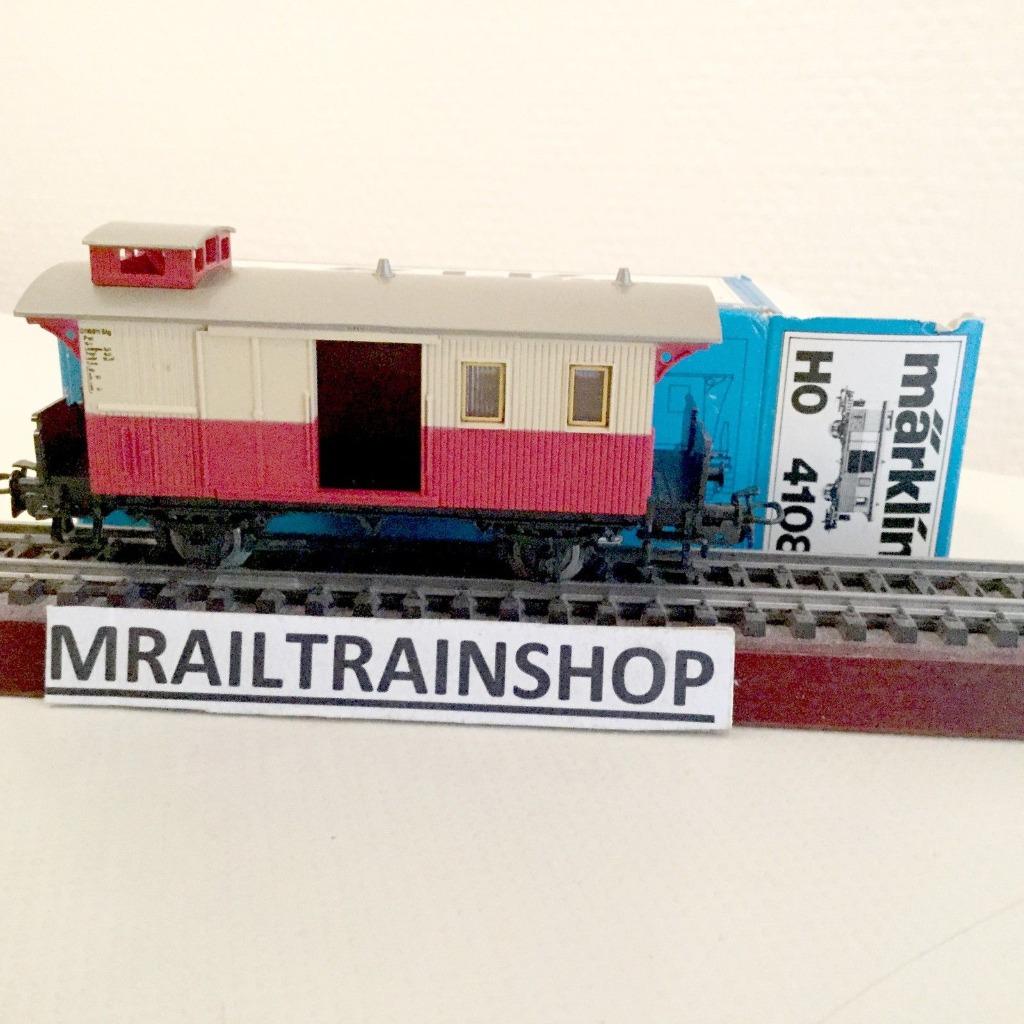 4108 Marklin HO porte-bagages/Voiture passager du Privatbahn, Jg01618@telenet.be, Analogique, Enlèvement ou Envoi, Marklin