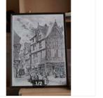 ets of tekening hoekhuis, Ophalen