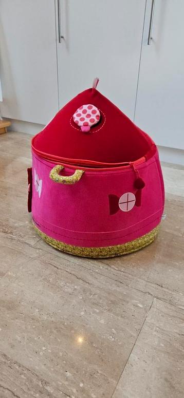 Coffre à jouets/peluches en tissus de marque Lilliputiens  beschikbaar voor biedingen