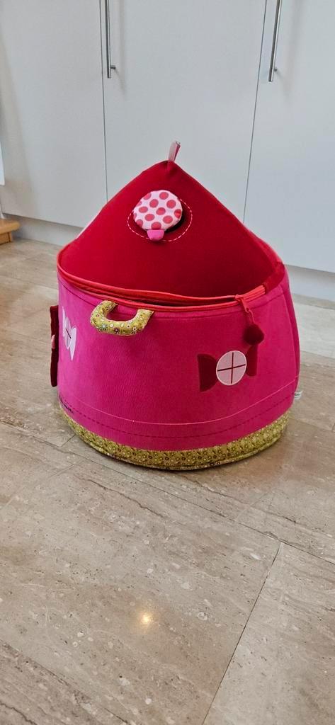 Coffre à jouets/peluches en tissus de marque Lilliputiens, Kinderen en Baby's, Kinderkamer | Inrichting en Decoratie, Zo goed als nieuw