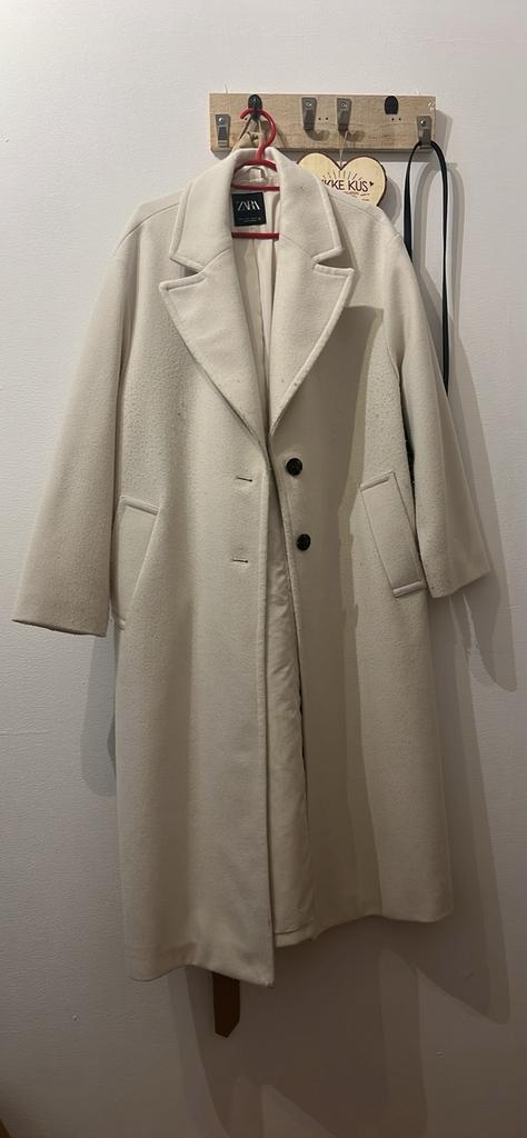 Witte elegante jas – ZARA, Kleding | Dames, Jassen | Winter, Ophalen