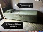 chaise longue, Huis en Inrichting, Ophalen, Gebruikt, Stof