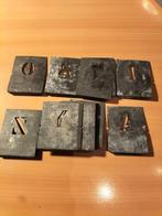 Anciens pochoirs métalliques, Antiquités & Art, Enlèvement ou Envoi