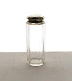 Engels zilver English sterling silver kristallen kaptafelpot, Antiek en Kunst, Ophalen of Verzenden, Zilver