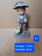 Decoratie jongen met paraplu, Verzamelen, Ophalen of Verzenden, Zo goed als nieuw
