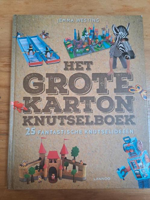 Jemma Westing - Het grote karton knutselboek, Boeken, Kinderboeken | Jeugd | onder 10 jaar, Zo goed als nieuw, Ophalen