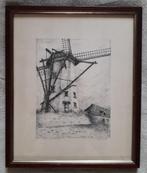 Pentekening - De Witte Molen van Sint-Niklaas, Antiek en Kunst, Kunst | Tekeningen en Fotografie, Ophalen of Verzenden