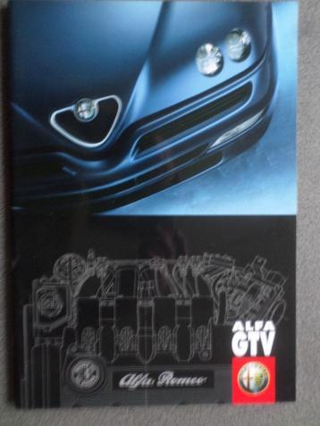 2000 Alfa Romeo GTV 2.0 Twin Spark & 3.0 V6 Brochure beschikbaar voor biedingen