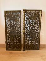 Grilles en laiton - façade de cheminée, Ophalen, Gebruikt