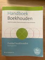 Handboek Boekhouden - Dubbel boekhouden (vijfde editie), Ophalen, Zo goed als nieuw, Erik De Lembre; Patricia Everaert
