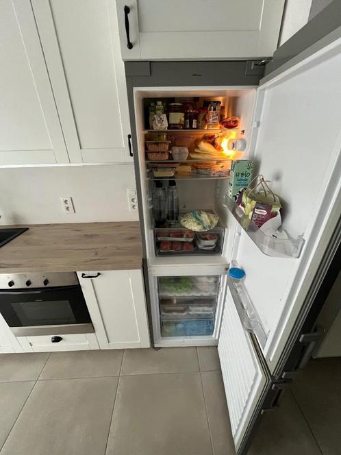 Whirlpool Wbe34132 A++ S koelkast met vriesvak, Elektronische apparatuur, Koelkasten en IJskasten, Gebruikt, Met aparte vriezer