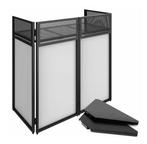 Vonyx DB4 opvouwbare DJ Booth met hoekplaten, Muziek en Instrumenten, Dj-sets en Draaitafels, Ophalen, Zo goed als nieuw, Dj-set