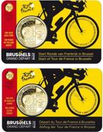 2x CC 2,5 euros Tour de France Belgique 2019, 5 euros, Enlèvement ou Envoi, Belgique