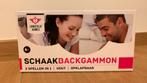 Backgammon + schaalspel 2 in 1 spel, Hobby en Vrije tijd, Een of twee spelers, Ophalen of Verzenden, Nieuw, Engelhart