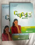Livres de mathématiques CQFD (3ème secondaires), Neuf, Enlèvement, Secondaire, De boeck
