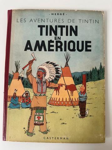 Tintin en Amérique EO b1 couleur  disponible aux enchères