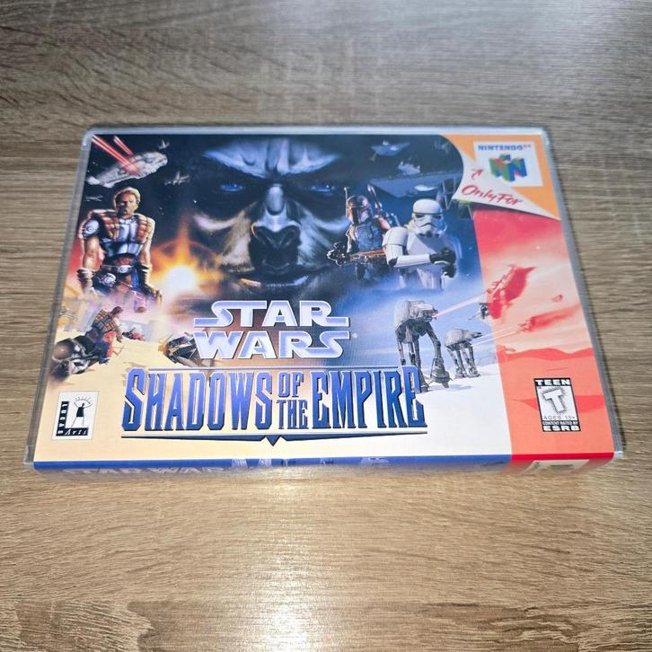Star Wars: Shadows of the Empire N64 Game Case (2), Games en Spelcomputers, Games | Nintendo 64, Zo goed als nieuw, Verzenden
