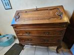 Secrétaire / bureau ancien en bois massif – Style classique, Huis en Inrichting, Kasten | Secretaires, Ophalen, Gebruikt, Vintage