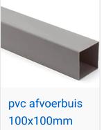 Regenafvoer buis 100 x 100, Doe-het-zelf en Bouw, Ophalen, Afvoer, 2 tot 4 meter, PVC