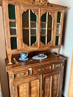 Antieke houten buffetkast, Gebruikt, 100 tot 150 cm, Antiek, Ophalen