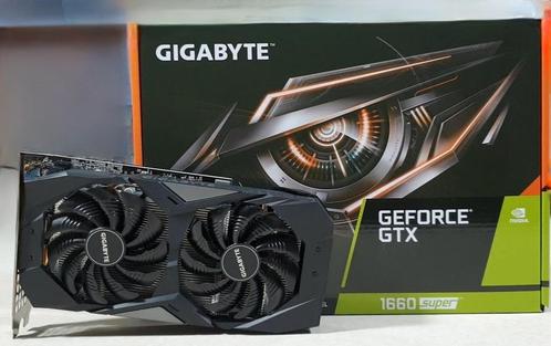 Geforce GTX 1660 SUPER 6G NVIDIA OC Edition -Gigabyte-, Informatique & Logiciels, Cartes vidéo, Comme neuf, Nvidia, PCI-Express 3.0