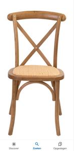 crossback chaise kruisstoel kruisstoelen landelijke stoelen, Huis en Inrichting, Stoelen, Ophalen of Verzenden, Zo goed als nieuw