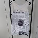 Zomer jurk, Ophalen, Wit, Knielengte, Maat 36 (S)