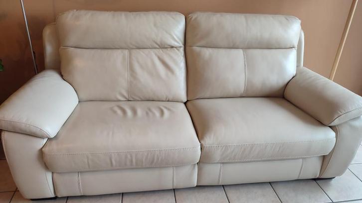 Canapé "Cuir numéro 1", Maison & Meubles, Canapés | Salons, Comme neuf, Banc droit, Trois personnes, 150 à 200 cm, 75 à 100 cm