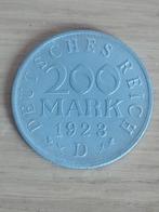 DUITSLAND WEIMAR 200 Mark 1923 D - gereserveerd E.Michel, Ophalen of Verzenden, Duitsland, Losse munt