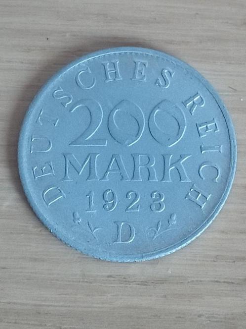 DUITSLAND WEIMAR 200 Mark 1923 D - gereserveerd E.Michel, Postzegels en Munten, Munten | Europa | Niet-Euromunten, Losse munt