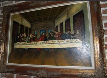 Schilderij in mooie authentieke kader beschikbaar voor biedingen