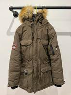 Kaki Canadian Peak Large winterjas, Kleding | Dames, Jassen | Winter, Overige kleuren, Maat 42/44 (L), Zo goed als nieuw, Ophalen