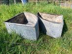 Voerbak hoek model verzinkt paarden