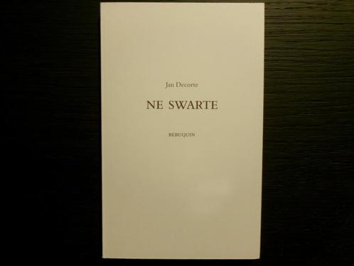 Ne Swarte  - Jan Decorte -, Boeken, Kunst en Cultuur | Dans en Theater, Ophalen of Verzenden