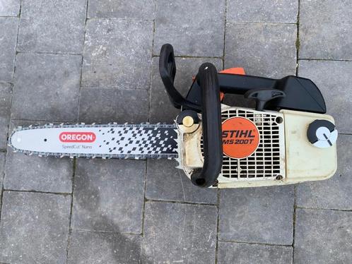 Tronçonneuse Stihl MS200t, Tuin en Terras, Hand-tuingereedschap, Gebruikt, Overige soorten, Ophalen