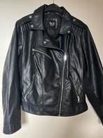 Lederlook jas, Ophalen, Zwart, Maat 46/48 (XL) of groter, Nieuw