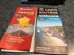 2 wegenkaarten Frankrijk&Normandië (6 euro - verzending in)